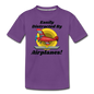 Easily Distracted - Red Taildragger - Kids' Premium T-Shirt - purple