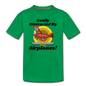 Easily Distracted - Red Taildragger - Kids' Premium T-Shirt - kelly green