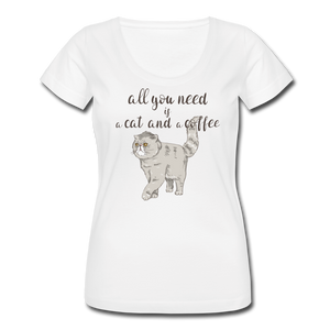 All You Need - Women's Scoop Neck T-Shirt - white