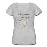 All You Need - Women's Scoop Neck T-Shirt - heather gray
