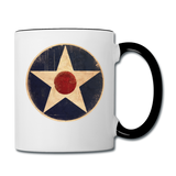 Air Corps Logo - Contrast Coffee Mug - white/black