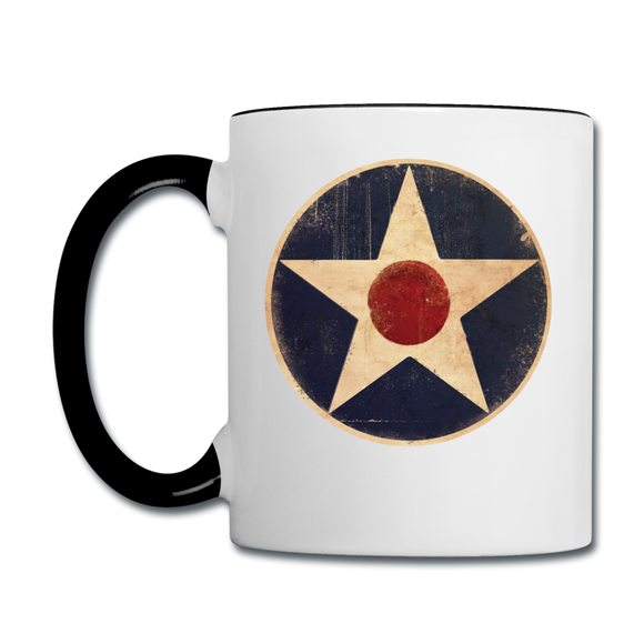 Air Corps Logo - Contrast Coffee Mug - white/black