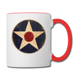 Air Corps Logo - Contrast Coffee Mug - white/red