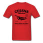 Cessna Adventure - Black - Unisex Classic T-Shirt - red