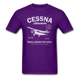 Cessna Adventure - White - Unisex Classic T-Shirt - purple