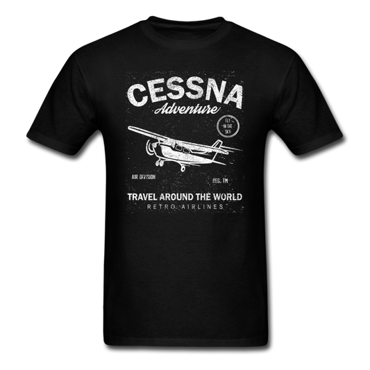 Cessna Adventure - White - Unisex Classic T-Shirt - black