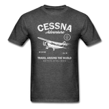 Cessna Adventure - White - Unisex Classic T-Shirt - heather black