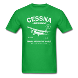 Cessna Adventure - White - Unisex Classic T-Shirt - bright green
