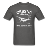 Cessna Adventure - White - Unisex Classic T-Shirt - charcoal