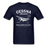 Cessna Adventure - White - Unisex Classic T-Shirt - navy