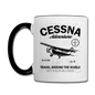 Cessna Adventure - Black - Contrast Coffee Mug - white/black