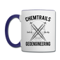 Chemtrails - Contrast Coffee Mug - white/cobalt blue