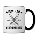 Chemtrails - Contrast Coffee Mug - white/black