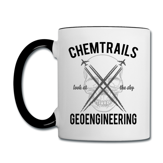 Chemtrails - Contrast Coffee Mug - white/black