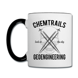 Chemtrails - Contrast Coffee Mug - white/black
