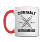 Chemtrails - Contrast Coffee Mug - white/red