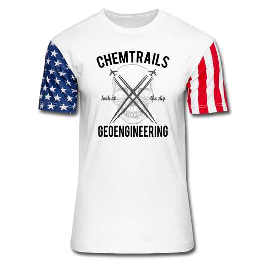 Chemtrails - Stars & Stripes T-Shirt - white