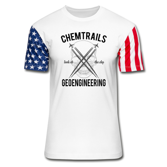 Chemtrails - Stars & Stripes T-Shirt - white