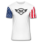 Pilot - Wings - Taildragger - Stars & Stripes T-Shirt - white