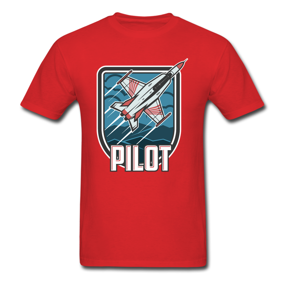 Pilot - Jet Fighter - Unisex Classic T-Shirt - red