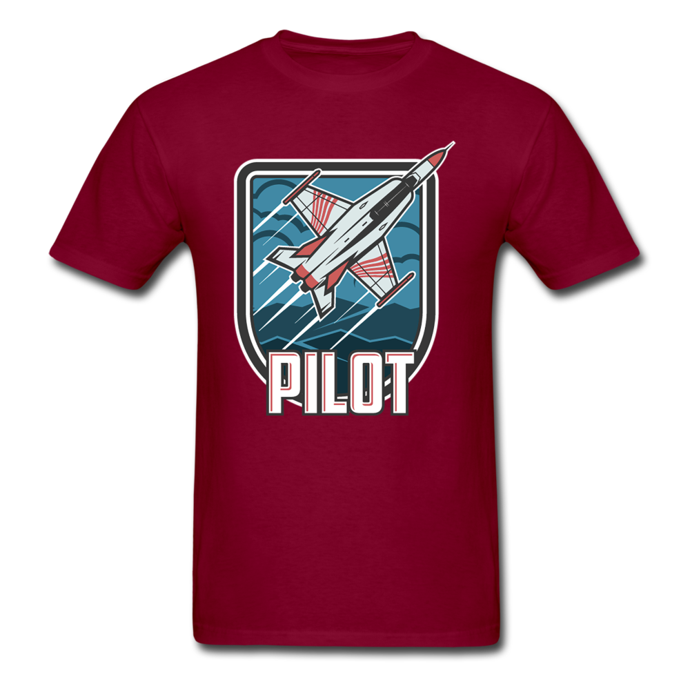 Pilot - Jet Fighter - Unisex Classic T-Shirt - burgundy