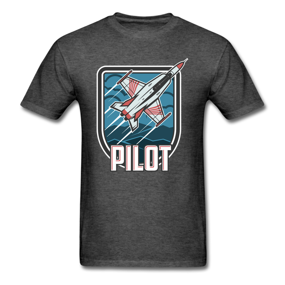 Pilot - Jet Fighter - Unisex Classic T-Shirt - heather black