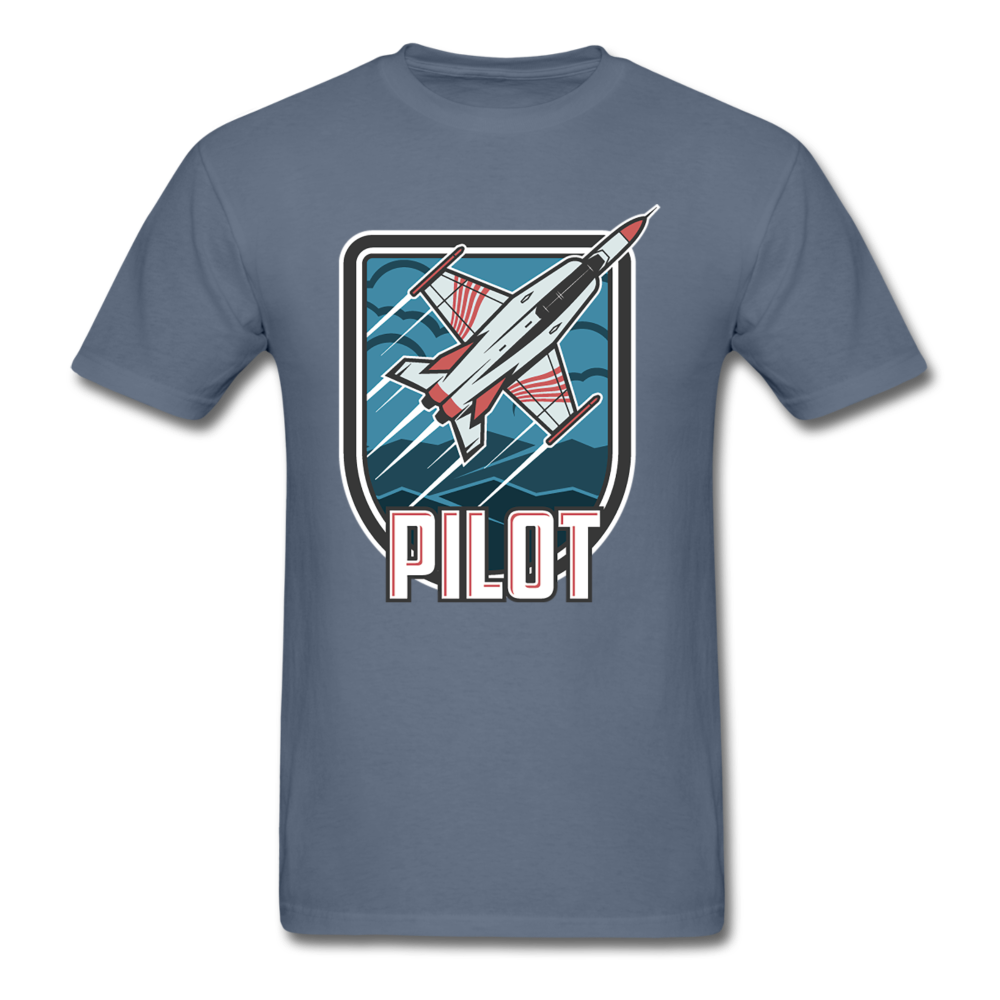 Pilot - Jet Fighter - Unisex Classic T-Shirt - denim