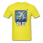 Pilot - Jet Fighter - Unisex Classic T-Shirt - yellow