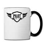 Pilot - Wings - Taildragger - Contrast Coffee Mug - white/black