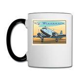 Fly Wisconsin - Contrast Coffee Mug - white/black