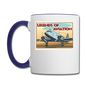 Legends Of Aviation - Contrast Coffee Mug - white/cobalt blue