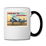 Legends Of Aviation - Contrast Coffee Mug - white/black
