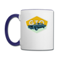 Vintage Cars - GTO - Contrast Coffee Mug - white/cobalt blue