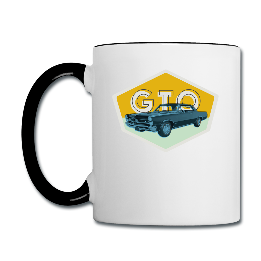 Vintage Cars - GTO - Contrast Coffee Mug - white/black