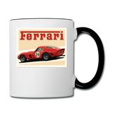Vintage Cars - Ferrari - Contrast Coffee Mug - white/black