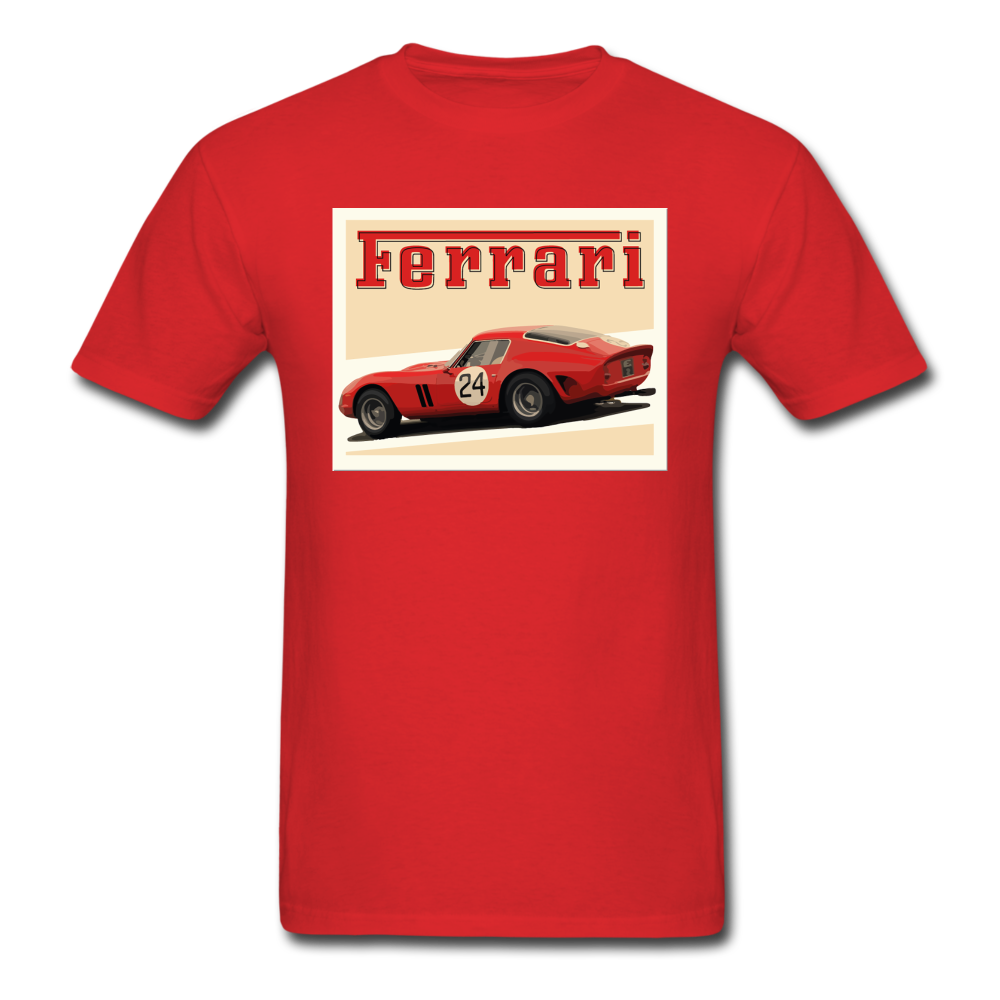 Vintage Cars - Ferrari - Unisex Classic T-Shirt - red