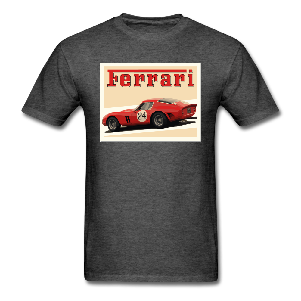 Vintage Cars - Ferrari - Unisex Classic T-Shirt - heather black