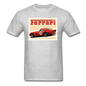 Vintage Cars - Ferrari - Unisex Classic T-Shirt - heather gray