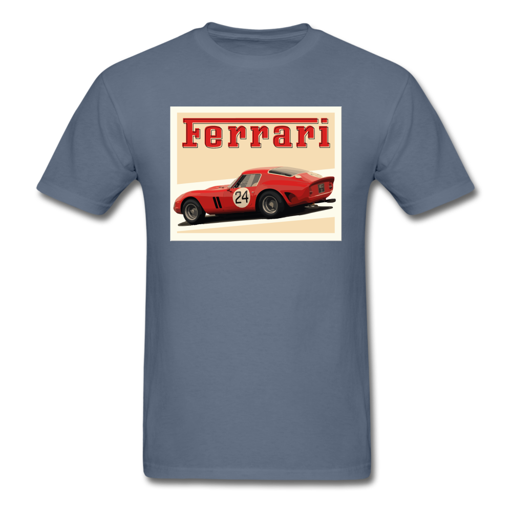 Vintage Cars - Ferrari - Unisex Classic T-Shirt - denim