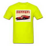 Vintage Cars - Ferrari - Unisex Classic T-Shirt - safety green
