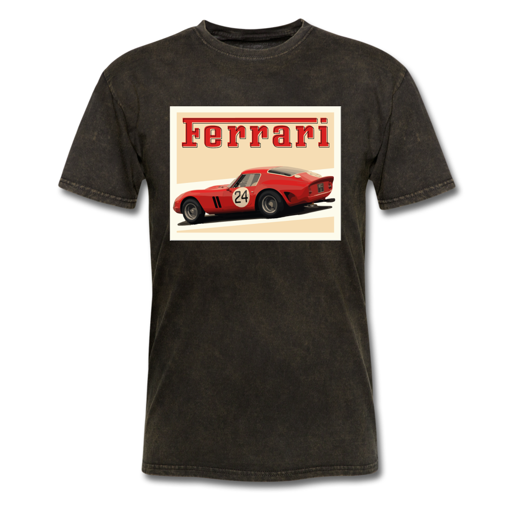 Vintage Cars - Ferrari - Unisex Classic T-Shirt - mineral black