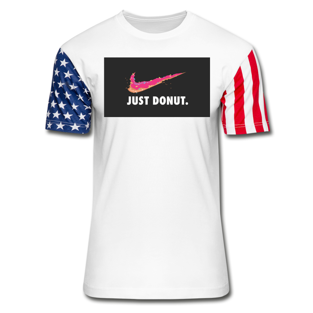 Just Donut - Stars & Stripes T-Shirt - white