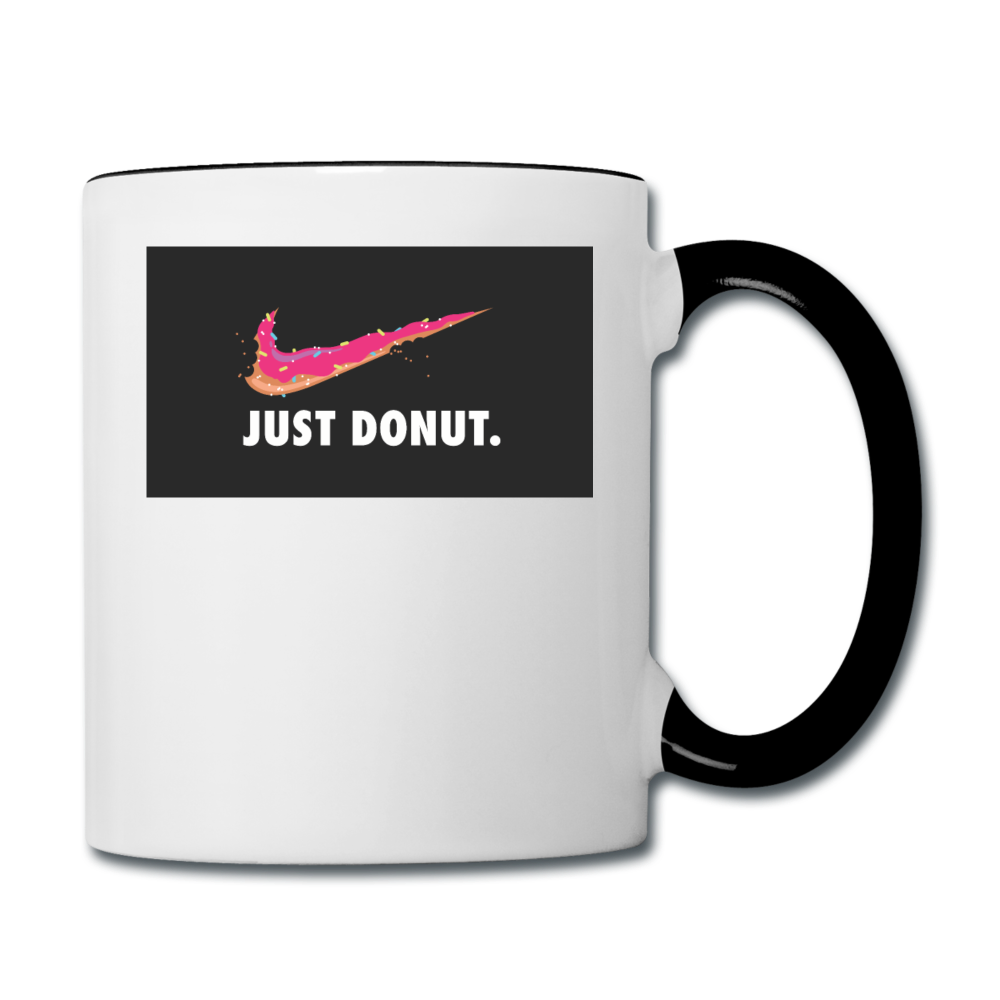 Just Donut - Contrast Coffee Mug - white/black