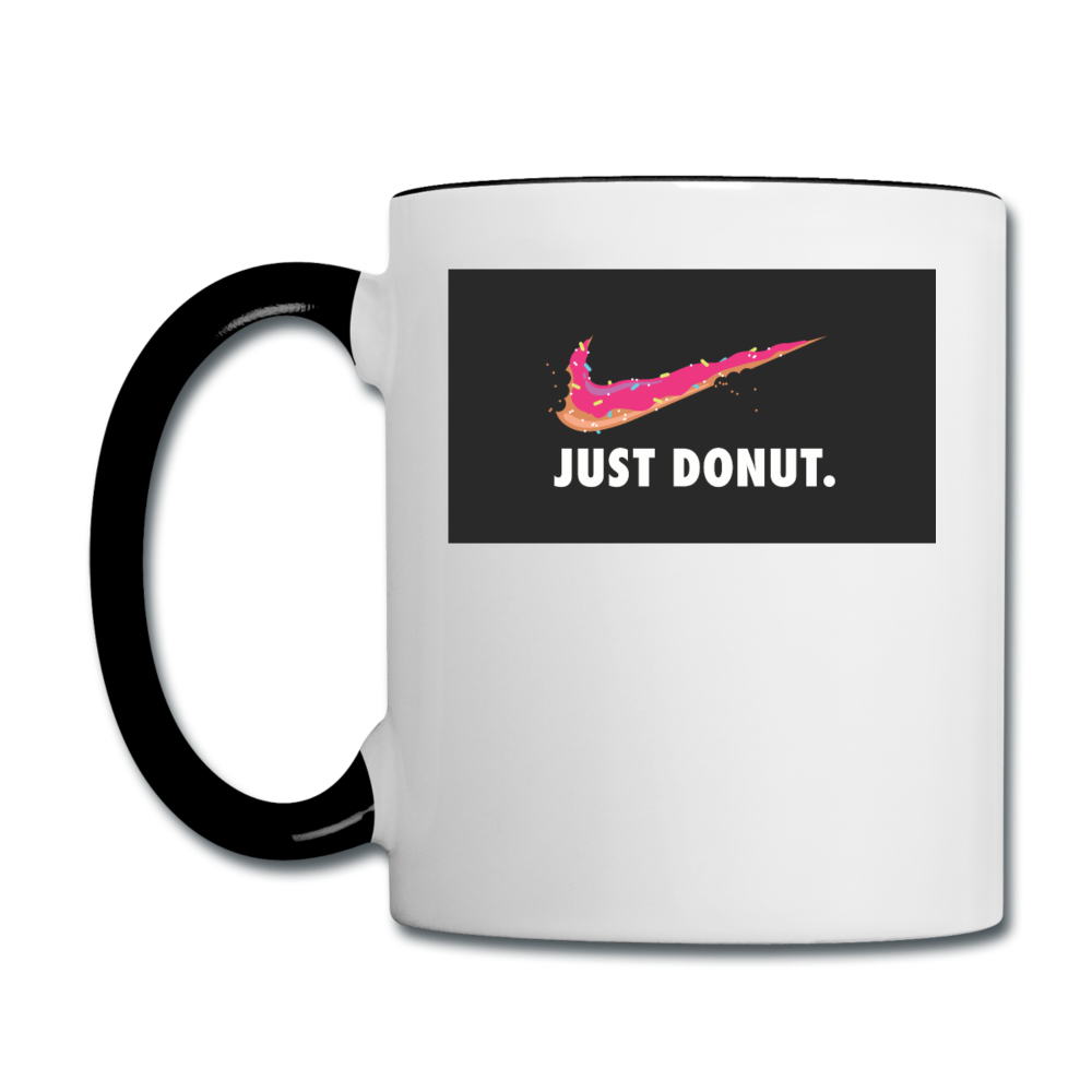 Just Donut - Contrast Coffee Mug - white/black