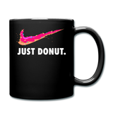 Just Donut v2 - Full Color Mug - black
