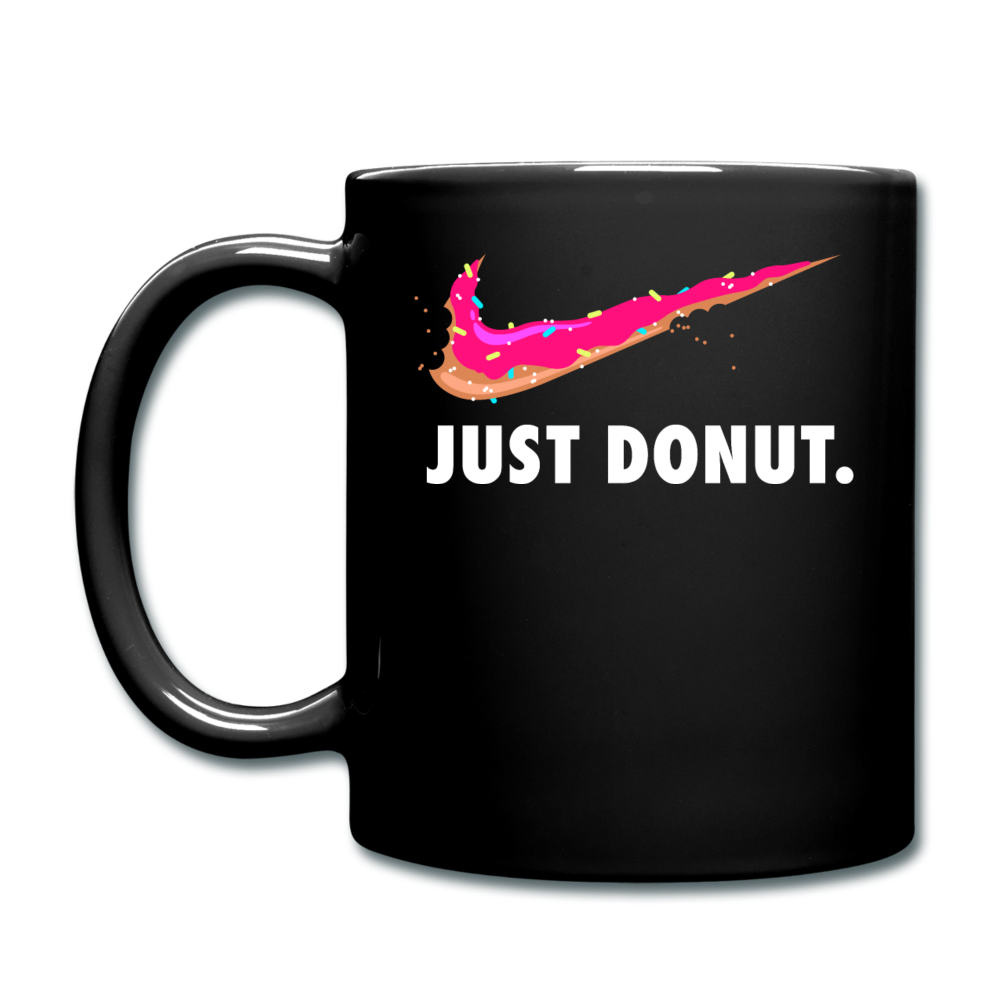 Just Donut v2 - Full Color Mug - black