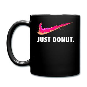 Just Donut v2 - Full Color Mug - black