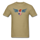 Captain - Eagle Wings - Unisex Classic T-Shirt - khaki