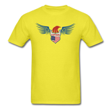 Captain - Eagle Wings - Unisex Classic T-Shirt - yellow