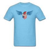 Captain - Eagle Wings - Unisex Classic T-Shirt - aquatic blue